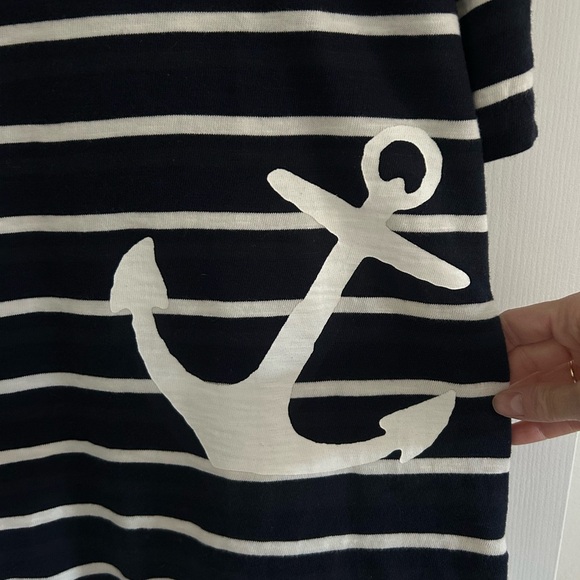 J. Crew Maritime Navy White Stripe Anchor Dress - Picture 7 of 7